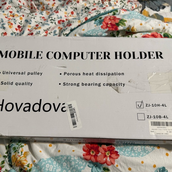 Black Computer Stand - Picture 3 of 3